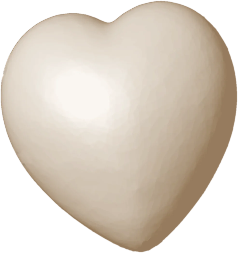 Monky's rechargeable heart — a soft heart-shaped core that sits inside the plush